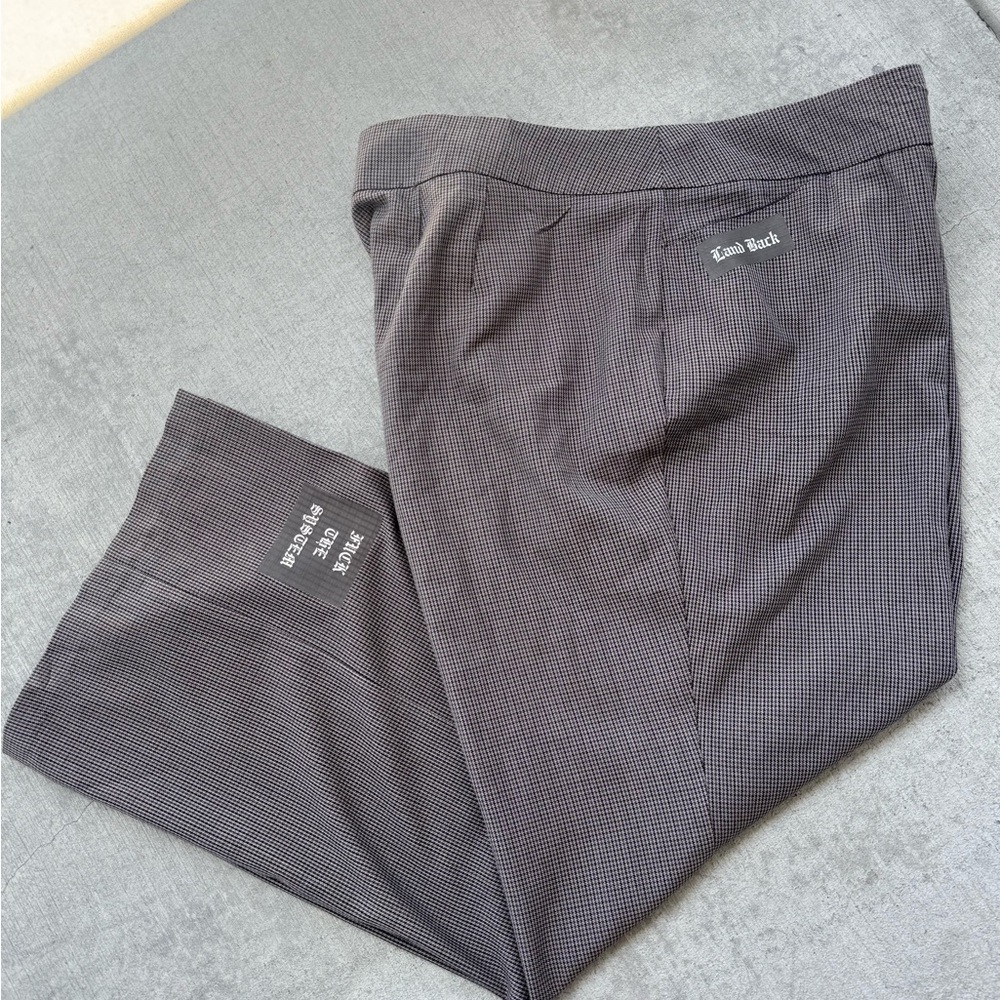 Avenue Houndstooth Print Slacks - image 5